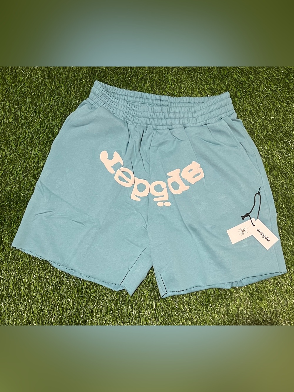 Blue Sp5der OG web V2 Shorts